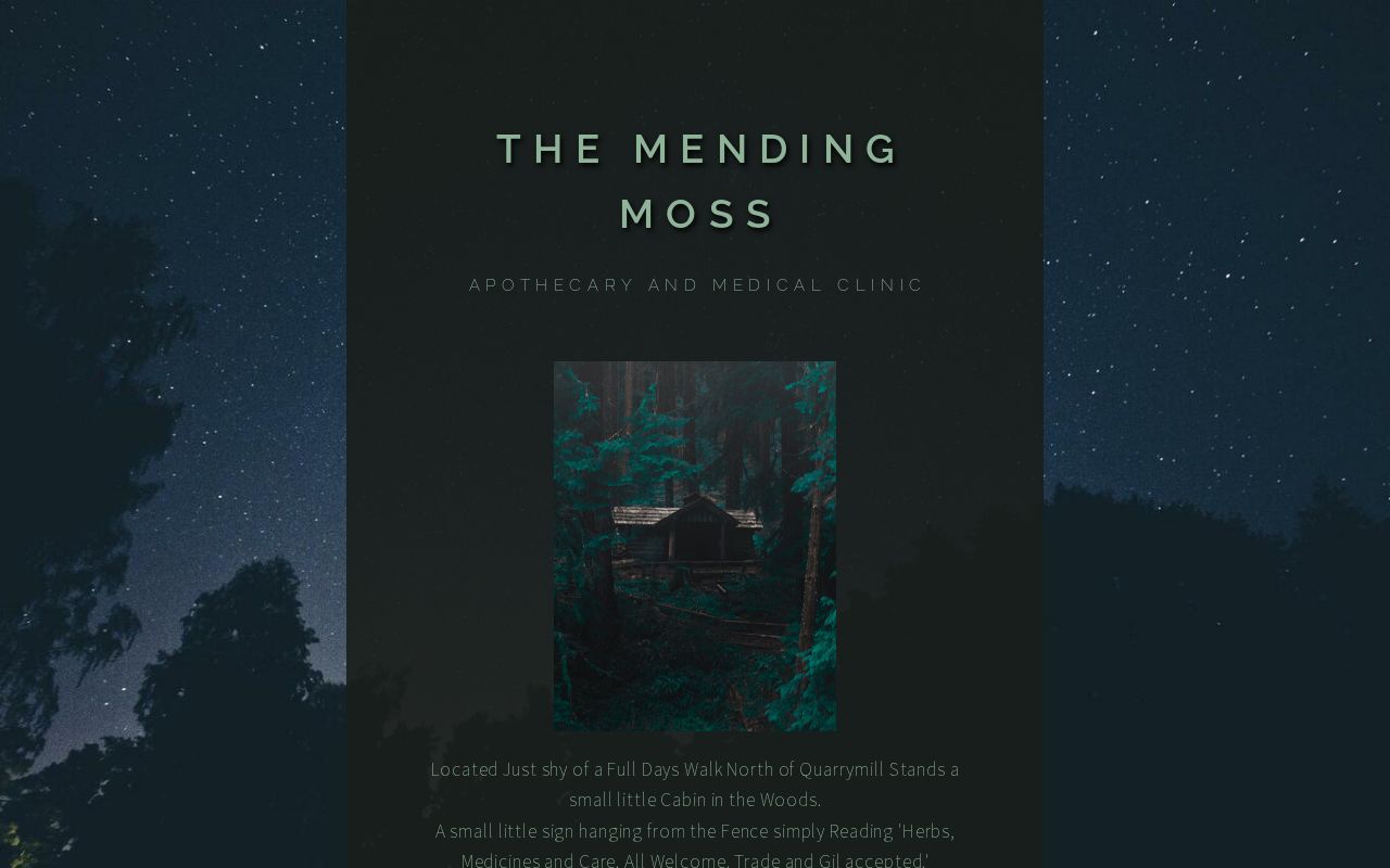 The Mending Moss